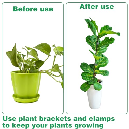 10pcs Green Plant Support Stakes with 15pcs Clips, Bendable Stakes for Tall Plants, Indoor & Outdoor Use - color: 25PCS