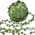 269ft Leaf Ribbon, Artificial Vines Leaf String Trim Ribbon - for Baby Shower, Jungle Wild Botanical Greenery, Spring Wedding & Home Party Decorations, Balloon Garland, Wreaths & DIY Craft - size: Small 269 ft