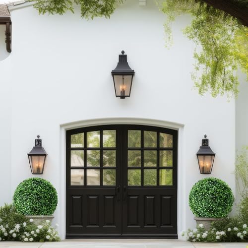 Hotop 2 Pcs 14 Inch Artificial Plant Topiary Ball 4 Layers Garden Spheres Boxwood Balls Artificial Topiaries Spheres Decorative Plants for Backyard, Balcony, Garden, Indoor Outdoor Decor(Green) - color: Green, size: 14 Inch