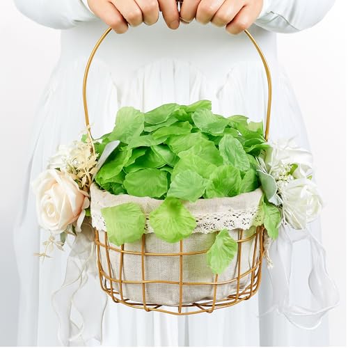 SITUMEIZI 1500PCS Green Rose Petals Silk Rose Petals for Romantic Night for Her Set Valentine,St Patricks Day,Wedding,Party,Proposal Anniversary Decorations - color: Green, size: 1500