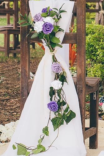 200pcs Purple Artificial Rose Flower Heads, 3inch Violet Foam Roses Bulk Stemless Fake Flower Heads for DIY Crafts,Cake Decoration Wedding,Baby Shower Flower Centerpieces(Shades of Purple) - color: 200pcs Shades of Purple