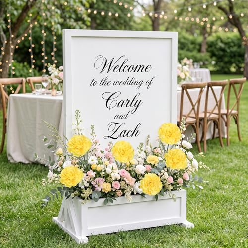 Yellow Carnations Artificial Flowers 10Pcs Large Carnations Flower Heads Lush Silk Flowers Bouquet with Stems for Wedding Bouquets Bridal Home Table Centerpieces(Yellow) - color: Yellow