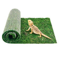 Reptile Carpet Cuttable Terrarium Mat Artificial Moss Reptile Liner Green Substrate Flooring Bearded Dragon Tank Accessories for Leopard Gecko Lizard Snake Tortoise (11.81" x 70.87") - size: 12" x 71"
