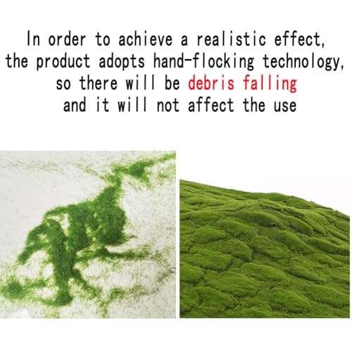 Artificial Moss Grass Turf Lawn,39inch DIY Artificial Grass Rug for Wedding Home Backyard Balcony Terrace TV Wall Indoor Outdoor Decor - color: Black Coffee