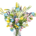 Easter Flower Decor 8Pack Easter Egg Picks Artificial Spring Floral Picks Decorations for Flower Arrangements Centerpiece Vase Fillers Home Window Sill Table Decor