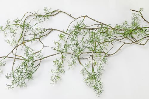 Artificial Twig Vine for Wall Hangings 55" Long Faux Greenery Décor Myriad Strands Twig Garland Hanging Vines for Home Wedding Decoration