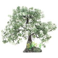 POPETPOP Aquarium Decor Fake Tree 4.13X2.36X10.62In Realistic Plastic Bonsai Plant Fish Tank Ornament for Freshwater Saltwater Aquariums Home Office Decoration