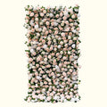 Artificial Flower Wall Panels 4Ft x 8Ft, 5D Silk Wedding Flower Wall, Photo Booth Flower Backdrop for Wedding, Baby Shower & Bridal Shower Decor (4×8 ft White&Pink – Panel Only) - size: 4×8 ft white&pink – Panel Only