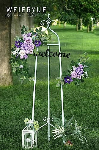 Purple Artificial Flowers Combo Box Wedding Decor,Fake Flowers,Flowers for Decoration,Silk Flowers for Home Decor Indoor,Cake Flowers,Faux Flowers for Crafts - color: Provence Purple