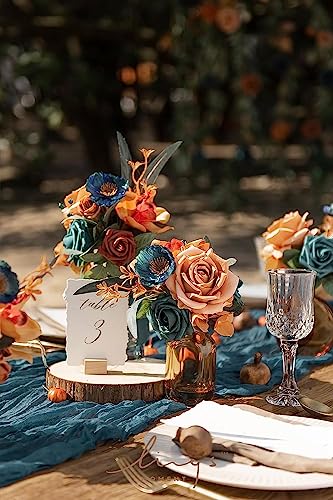 Ling's moment Artificial Roses, Peacock Green, 3 Inch 25 Pcs | Foam Material, With Stems, DIY Floral, Wedding Bouquet/Centerpieces, Party/Room/Garden Decor - color: Gn- Peacock Green, size: 25Pcs