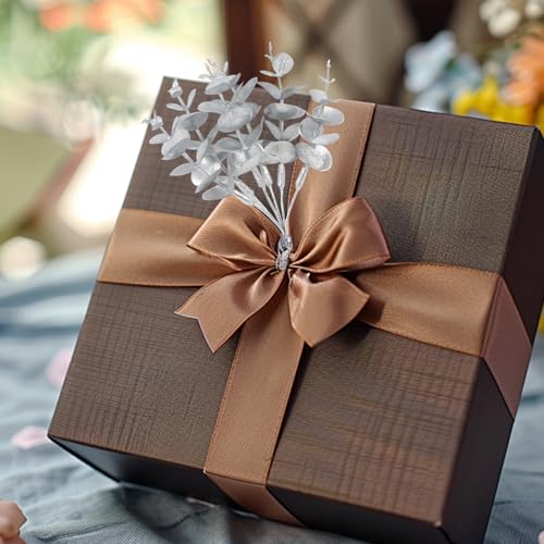 24 Pcs Artificial Eucalyptus Stems Eucalyptus Leaves for Wedding Fake Plants for Home Decor, Silver - color: Silver