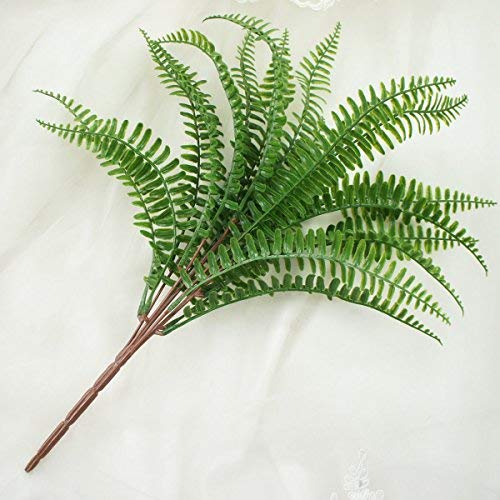 18" Artificial Soft Plastic Boston Fern - Package of 3 - color: Boston