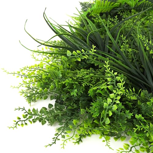 3rd Street Inn Artificial Greenery Wall Panels for Privacy - 4-Pack - color: Fern