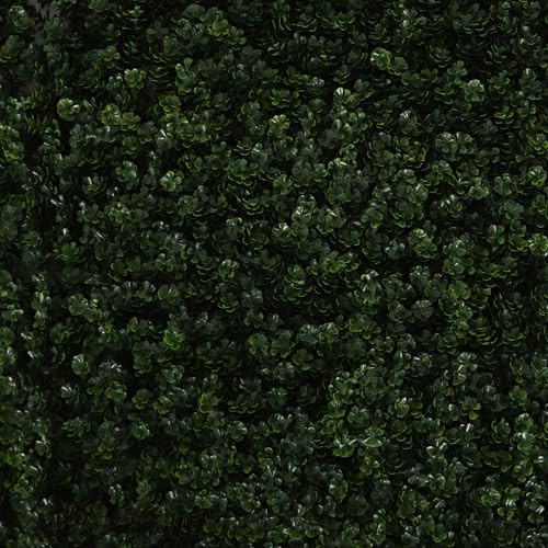 3rd Street Inn Artificial Greenery Wall Panels for Privacy - 12-Pack - color: Saw Toothed Boxwood