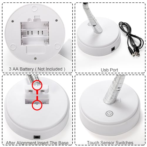 Hbaushun 20" Tabletop Bonsai Tree Light, 108 LED Fairy Light Spirit Tree, Battery/USB Operated, Touch Sensor Switches, DIY Artificial Tree Lamp for Bedroom Desktop Christmas Room Decor (Warm White)