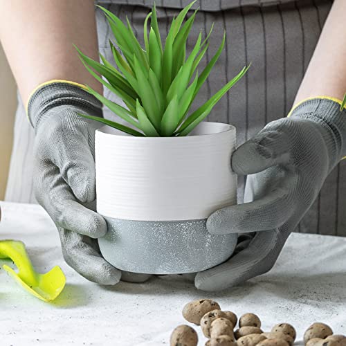 Jutom 8 Pcs Artificial Succulents Plants Faux Succulents Unpotted Yucca Lifelike Touch Agave Plant Fake for DIY Garden Home Office Outdoor Decoration (Green)