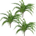 18" Artificial Soft Plastic Boston Fern - Package of 3 - color: Boston