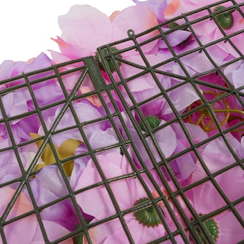12 Pack Flower Wall Panels 15 x 15 inch 3D Rose Wall Mat Decorative Faux Floral Panel Hydrangea Silk Faux Flower Backdrop for Photo Background Home Wedding Party