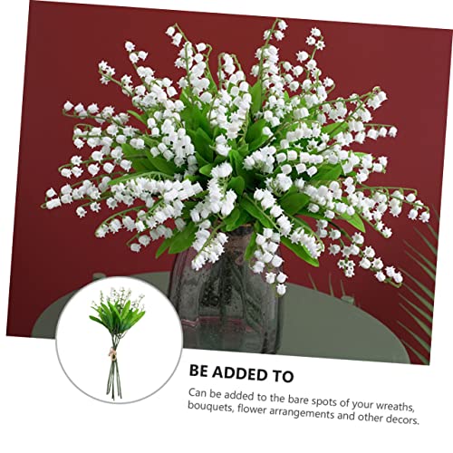 PRETYZOOM 6pcs Lifelike Artificial Flowers Bouquet for Nordic Style Home and Wedding Decor Realistic Simulation Floral Arrangements Easy Maintenance Fresh and Romantic Atmosphere