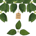 100 Pcs Artificial Flowers Green Leaf Bulk Faux Greenery Silk Fake Rose Leaves Bouquet Garland Wreath Floral Arrangement Supplie DIY Craft (3 Large-Leaf Green) - color: 05. 3 Large-leaf Green
