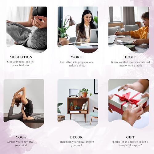Crocon Crystal Heart Base Tree of Life Gifts for Women, Rose Quartz Healing Crystals Tree Brings Positive Energy, Good Luck, Money, Feng Shui Home & Office Desk Decor, for Mom & Wife Present - color: 002c Rose Quartz (Quartz Tree)