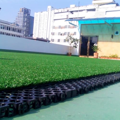 50cmX50cmX3cm(19.68inX19.68inX1.18in) Interlocking Drainage Cell System for Artificial Grass (3sqm-12pieces) - size: 12 pieces-3sqm