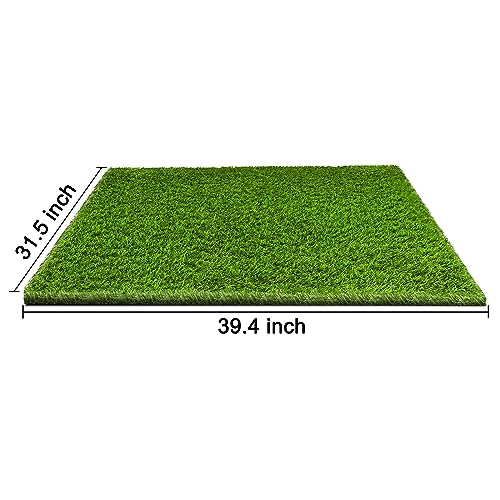 CooZero Artificial Grass, Professional Dog Grass Mat, Potty Training Rug and Replacement Turf Outdoor Rug Patio Lawn Decoration, Easy to Clean with Drainage (39.4 x 31.5 inch) - size: 39.4 x 31.5 inch