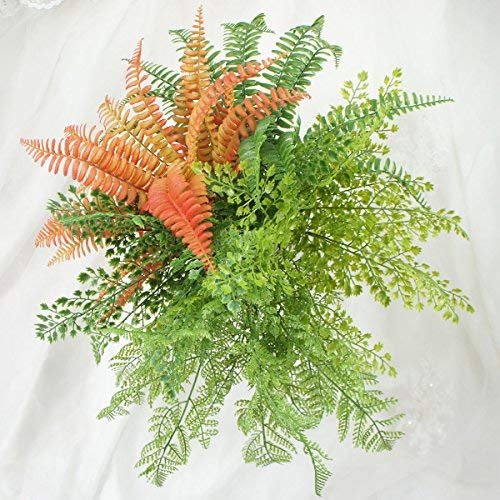18" Artificial Soft Plastic Fern - Package of 3 (Rabbit's Foot) - color: Rabbit's Foot