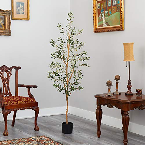 Nearly Natural 5.5ft. Olive Artificial Tree - size: 5ft 6in