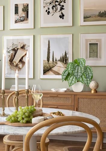 Fake Plants Small Artificial Plants Indoor Set of 2 Faux Plants with Pots Realistic Monstera Fake Potted Plants Artificial Decor for Home Bedroom Aesthetic Bathroom Shelf Living Room Office Table - color: Set of 2 Green