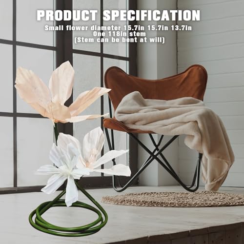 3D Lily Artificial Flowers - Waterproof Eco-Friendly Decorative Flowers for Home, Weddings, Holidays & Mall Decor, Realistic Colors, Easy Maintenance - color: Lilies-b