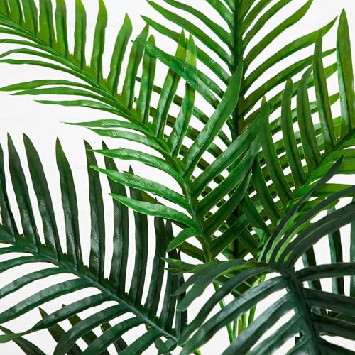 Nearly Natural 3ft UV Resistant Artificial Double Robellini Palm Tree - Indoor/Outdoor