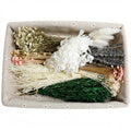 LUXEEASE Mixed Mini Dried Flowers Bouquet 176 Stems, 11 Kinds Natural Preserved Flowers (Lavender, Baby's Breath, Bunny Tails) , Boho Farmhouse Home Wedding Centerpiece Décor - color: Natural Neutrals