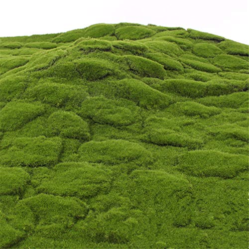 Artificial Moss Grass Turf Lawn,39inch DIY Artificial Grass Rug for Wedding Home Backyard Balcony Terrace TV Wall Indoor Outdoor Decor - color: Bulging