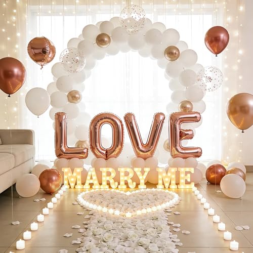 Anwyll 3000Pcs White Rose Petals - Artificial Faux Flowers Fake Rose Petals for Wedding Proposal Engagement Romantic Night Anniversary Valentine's Galentine's Day Decoration Home Room Party Decor - color: White