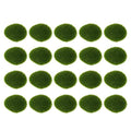 20Pcs Floral Arrangements Fake Moss Rocks Landscape Decorative Green Globes Bulk Decor Fake Arrangements Balls vase Fairy