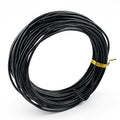 9 Gauge Black Aluminum Wire, 11 Yards, Anodized, Crafting & Jewelry Making, Part Number ALU9-11Y-BK - color: Black, size: 9 Gauge