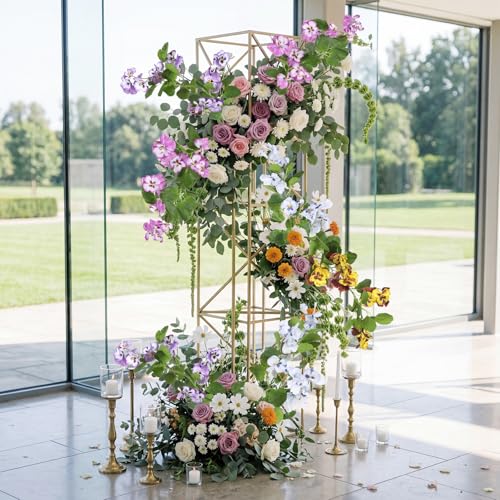 Artificial Fake Pansy Flowers for Outdoor 4PCS Faux Silk Pansies Flowers for Tall Vase 35.43" Long Stems Spring Flowers Pansies for Wedding Home Party Table Centerpiece Decor(Mixed Color) - color: Mixed Corlor
