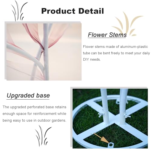 Giant Flowers for Decoration,Wedding Reception Essential,5.6 ft Huge Artificial Silk Flower,Ideal for Party Banquet Background Decor and Photographic Props(Blue) - color: Blue