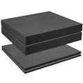 DECOHS 4 PCS Pick Apart Foam Insert- 2 Size Pick and Pluck Foam- Pluck Pre Cube Sheet Foams with Bottom Use for Board Game Box Cases Storage Drawer (Length 12 Inch) - size: 2 Sizes - 4 Pieces - Up to 12 inches
