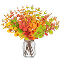 Yen Jean 10PCS Fall/Autumn Decorations for Home Artificial Flowers Bouquet - Thanksgiving Fake Stems Indoor Decor Party Supplies - style: fall stems-3