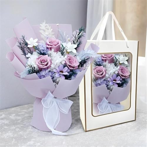 Flowers for Bouquet Women Mom Grandma Wife Friends - color: C