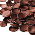 TINGE TIME 200pcs Silk Rose Petals Brown Flower Petals for Wedding, Flower Girl Basket, Aisle Runner, Romantic Dinner Centerpieces, Proposal, Party Confetti - color: Chocolate Brown