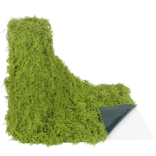 Fake Green Moss Roll Table Runner Faux Moss Adhesive Fairy Garden Grass 12" x 71" Artificial Moss for Indoor Plants Wall Crafts DIY Table Centerpieces Fairy Woodland Floral Wedding 30x180cm - size: Green-12" x 71"/30x180 cm