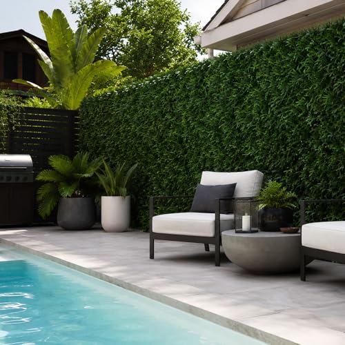 3rd Street Inn Artificial Greenery Wall Panels for Privacy - 4-Pack - color: Grass