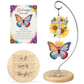 Christian Religious Gifts for Women Faith - Sunflower Butterfly Inspirational Gifts for Women Friends, Mom, Sister, Girl, Catholic Female - Birthday Valentines Mothers Day Easter Ideas Present - color: Sunflower