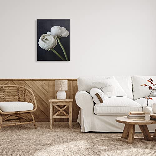 Stupell Industries Modern Ranunculus Flower Blossom Arrangement White Petals Canvas Wall Art, Design By Jennifer RigsBy - color: Gallery Wrapped Canvas, size: 24"L x 1.5"W