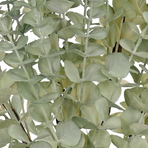 GnFlus 5 Pcs Artificial Eucalyptus Stems Fall Eucalyptus Leaves Autumn Leaf Branches Fall Decorations with Foam Fall Leaves for Home Floral Arrangement Autumn Festival Thanksgiving Decor Green - color: Light Green