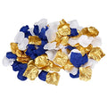 900pcs White Royal Blue Gold Artificial Silk Rose Petals Vase Table Scatter Confetti Aisle Runner Wedding Party Events Home Decoration