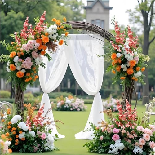 6PCS Dark Pink Delphinium Artificial Flowers Espigas para Jarrones Fake White Flowers Tall Flowers for Floor Vase Flowers for Tall Vase Floral Arrangements Home Table Wedding Decor - color: Dark Pink